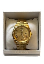 Eleganz in Gold - GUESS Herrenuhr im edlen Design