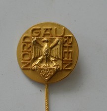 ADAC Gau Nordrhein Anstecknadel 925er Silber vergoldet selten