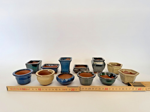Bonsaischalen mame set klein - set,