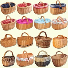 Einkaufskorb Weidenkorb Präsentkorb Autokorb Korb Stoff Einlage Auswahl Weide 