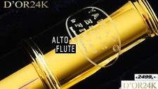 Altquerflöte 24kt Gold Alt-Querflöte Flute Alto Gold Flûte traversière alto or