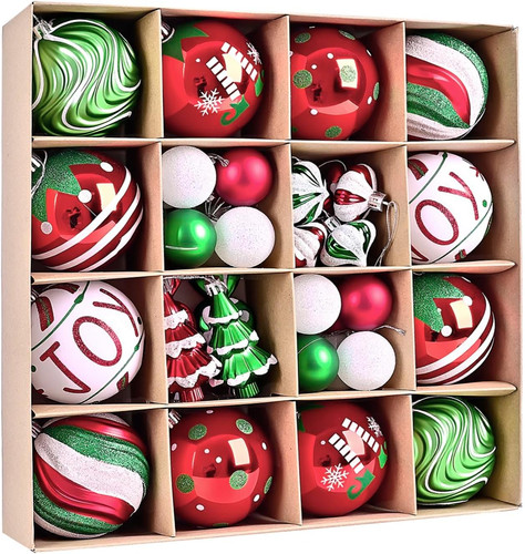 Stück 8cm weihnachtskugeln - 42,