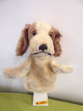 STEIFF  HANDSPIELPUPPE  "COCKIE"  MOHAIR PLÜSCH aus ANFANG 1960er JAHRE