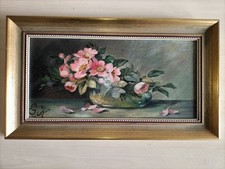 Ölgemälde - Stillleben Rosen