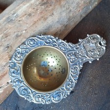 Altes teesieb messing - ,