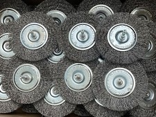 1-60x Drahtbürste 100mm 6mm