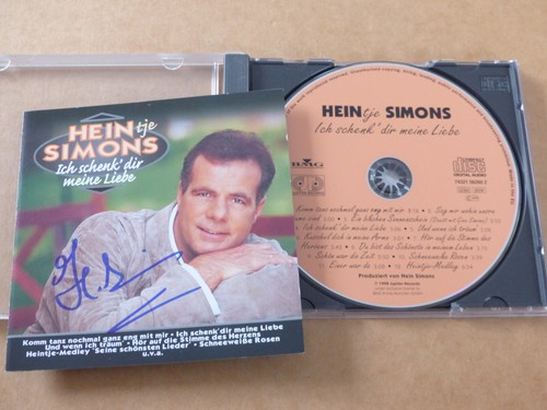 Heintje hein simons signed - heintje,
