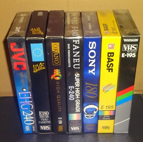 Sealed vhs videokassetten - *sealed*,