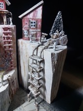 Winterdorf Handarbeit HOLZ WEIHNACHTSDORF Weihnachten Geschenke Zu Weihnachten