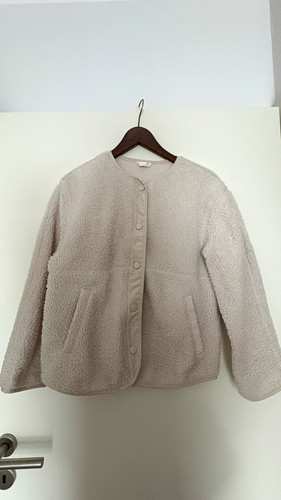 Damen teddyjacke beige - damen, kurz