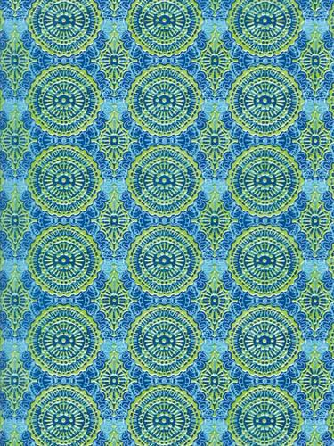 Décopatch papier mandala blau - mandala,