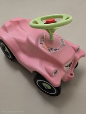 BIG Bobby Car Classic Flower Kinderfahrzeug - Rosa/Pastellgrün (800056110)