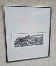 Einfarbiger Kupferstich von