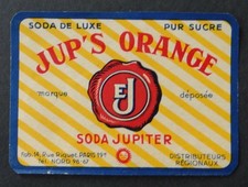 Altes Etikett SODA JUP'S
