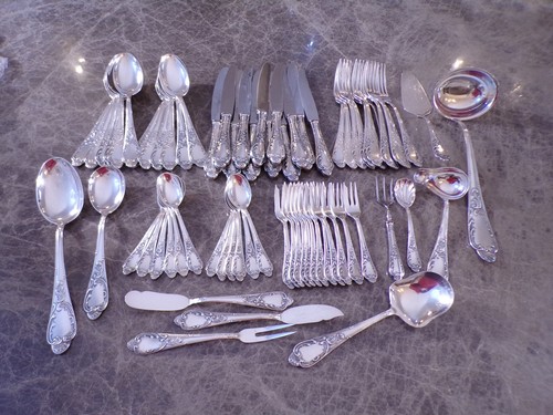 Elegantes silberbesteck rokoko - elegantes,