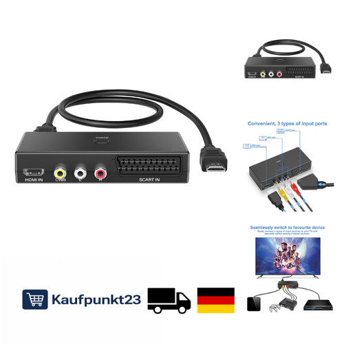 Scart auf hdmi - auf, in