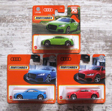 3 x Matchbox Audi TT RS Coupe 2/100 & 16/100 & 49/100
