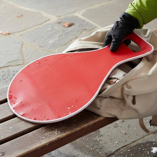 Faltbares schneebrett mit - faltbares,