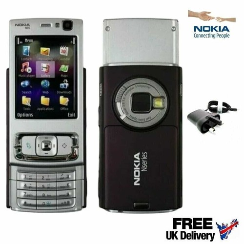 Neuzustand nokia n95 silber - -,