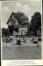 Ak Ostseebad Travemünde Lübeck, Pension Haus Iris, Strandpromenade 10 - 3183426