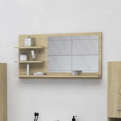 Spiegelschrank eiche anthrazit - spiegelschrank,