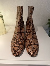 Zara   Stiefeletten  Gr. 40   Beige/Braun/Schwarz  NEUwertig!