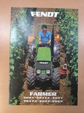 Fendt Farmer 200v bis 205p Prospekt Traktor Tractor brochure 50
