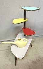 50er Blumenbank PLANT STAND Blumenetagere Nierentisch 60er retro vintage