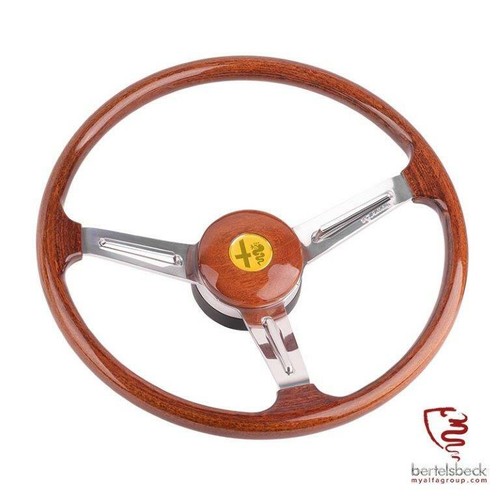 Alfa romeo holzlenkrad flach - alfa,