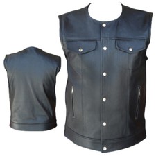 Motorrad Lederweste Leder