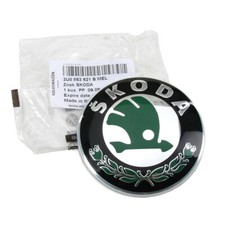 ORIGINAL Skoda Emblem Ø 8,8cm FABIA 2 3 OCTAVIA 2 3 RAPID vorne 3U0853621B MEL
