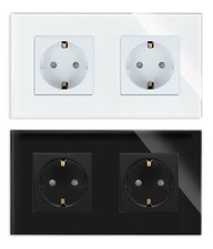 Glas Steckdosen Wandsteckdose