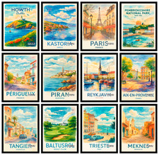 Urban City Skyline Poster |