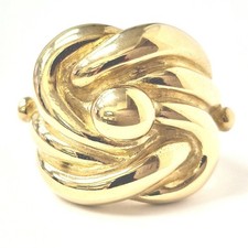 9 kt Gold Knoten Ring schwer