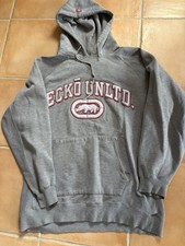 Ecko Unltd Hoodie grau Kapuzenpullover Gr.L Herren großes Logo gebraucht