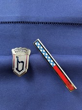 Bertone und Torino Emblem Fiat 850 Emaille Neu Original Oldtimer