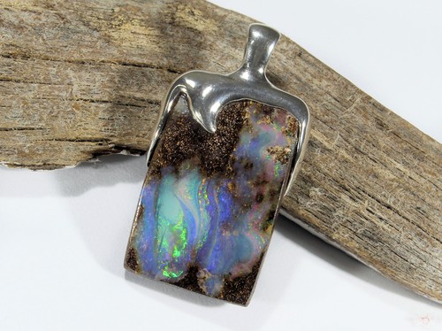 Opal anhänger boulder - opal, anhänger,