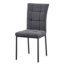 Stuhl - grau-schwarz -