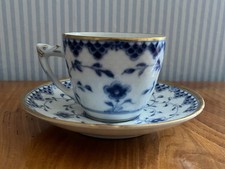 Bing & Gröndahl B & G Kaffee- o. Teetasse Untertasse 102 Schmetterling Goldrand