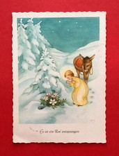 Glückwunsch Künstler AK von Margret Savelsberg 1957 Weihnachten Engel  ( 55499