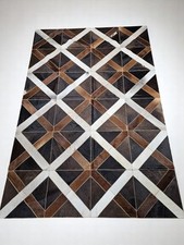 Patchwork Kuhfell Teppich mit