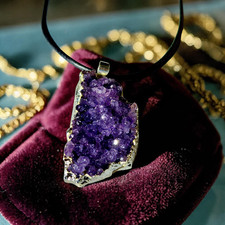 Amethyst Anhänger 3×3 cm •