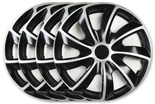 4x Radkappen Radblenden Radzierblenden Quad Bicolor 15 Zoll Set für Peugeot