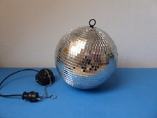 Spiegelkugel 30 cm  mit Kette, Motor und zusätzlichem Strahler