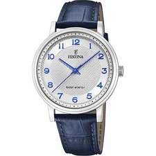 Festina F20660/1 Herren Solarenergie Lederarmbanduhr