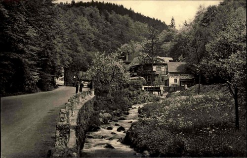 Trusetal ddr postkarte - trusetal,