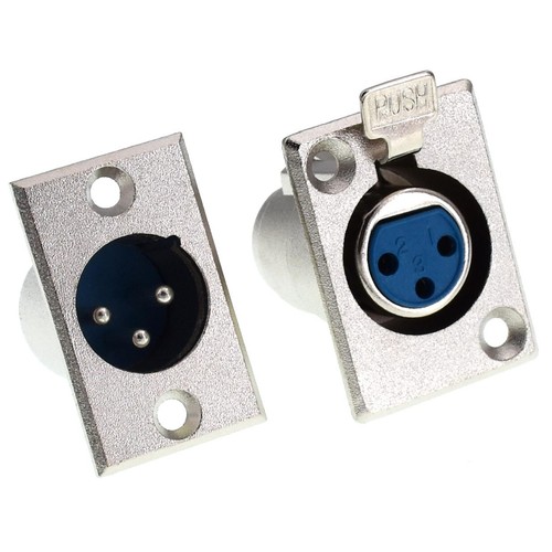 Xlr einbaustecker - xlr, /