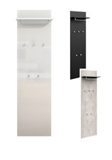 Wandgarderobe 160 cm Paneel