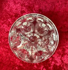 Vintage Blumensteckigel  Glas Steckvase Made in France 7 Löcher