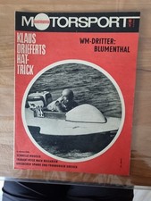 DDR Illustrierter Motorsport 10/71 Motorboot Scharmützel, Dresdner Spinne